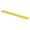 Vestil Car Stop, Plastic, 3.25 Height, 72 Length, 25, Yellow CS-33-Y - alternate 2